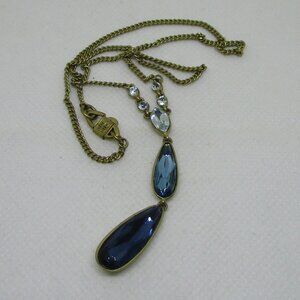designer crystal pendant necklace